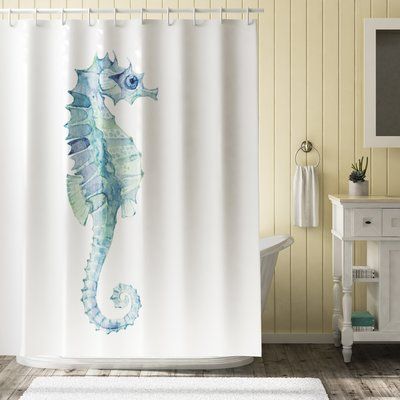 Seahorse Shower Curtain By Chyworks 68 00 Shower Curtain