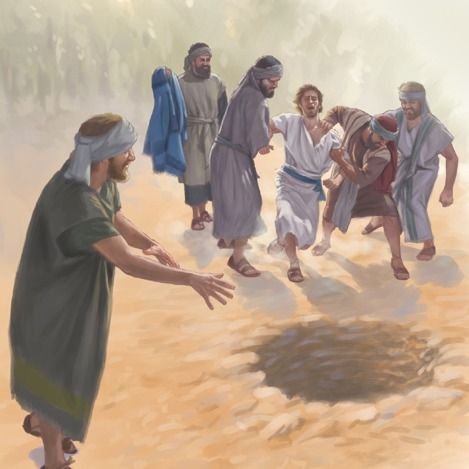 Joseph — ein Sklave, der auf Gott hört | Kinderbibel | Bible pictures, Bible images, Bible illustrations