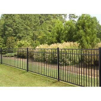 4 Ft H X 7 Ft W Traditional Classic Fence Panel Metal Fence Panels Metal Fence Aluminum Fence