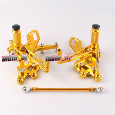 For Kawasaki ZX10R 2004-2005 Adjustable Rearset Footrest Footpegs Foot Peg Motor For Kawasaki ZX10R 2004-2005 Adjustable Rearset Footrest Footpegs Foot Peg Motor