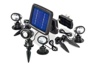 solarspot trio mit ohne bewegungsmelder esotec 04260057860712 die solarspots trio sind das optimale strahler s in 2020 motion detector solar spot lights solar led