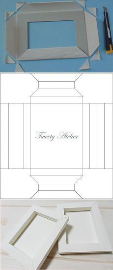 paper picture frames templates