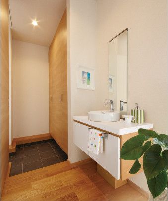 平屋 ただいま手洗いのイメージ写真 クローゼット 収納 棚 引き出し 収納 整理整頓 平屋 ただいま手洗いのイメージ写真 クローゼット 収納 棚 引き出し 収納 整理整頓