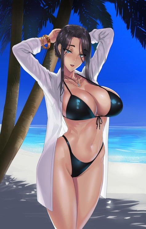 Busty anime women skimpy clothes