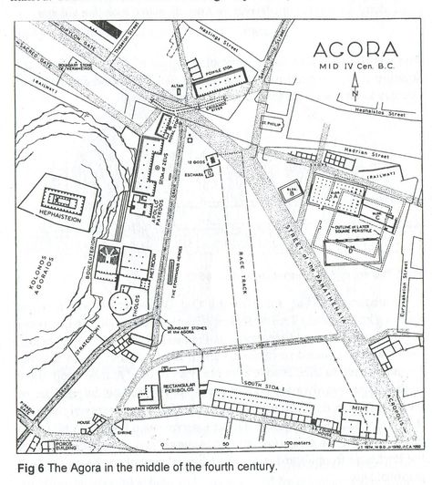 Agora In Mid 4th Century Bc Athenian Democracy Greece Ancient
