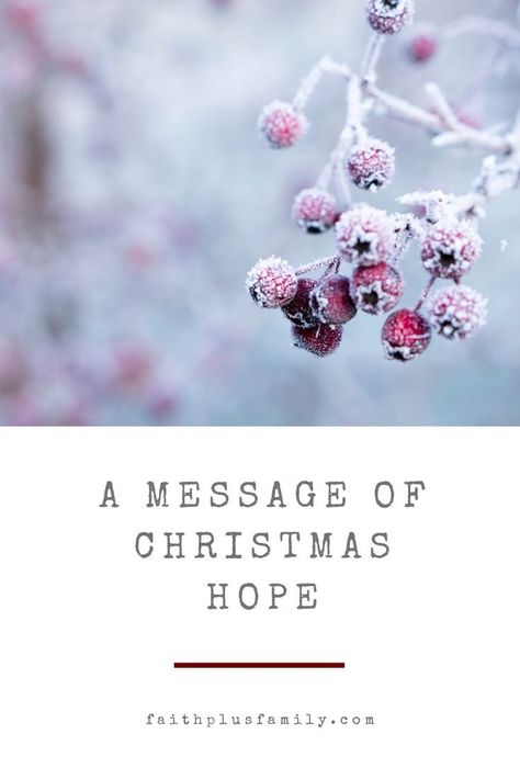 A Message of Christmas Hope | True meaning of christmas, Learn the
