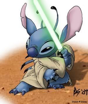 Jedi stitch plush outlet