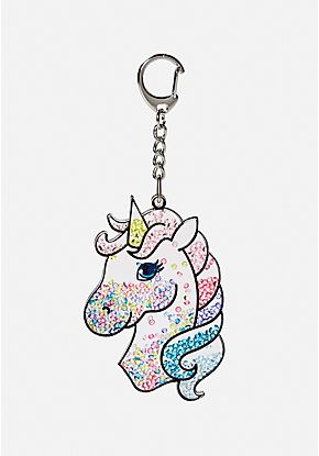 Chic Rainbow Horse Unicorn Keychain Pendant Handbag Accessory Purse Fashion Chic Rainbow Horse Unicorn Keychain Pendant Handbag Accessory Purse Fashion