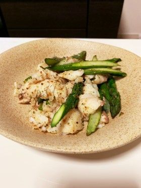 平目のバジルソルト炒め クッキング レシピ 料理 平目のバジルソルト炒め クッキング レシピ 料理