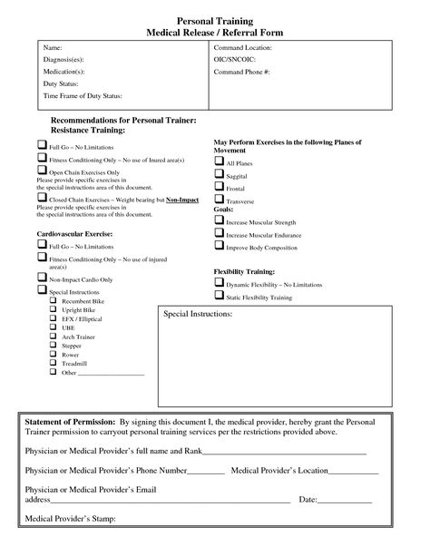 Salon Client Release Form Template Bagnas - personal trainer - key release form Salon Client Release Form Template Bagnas - personal trainer - key release form