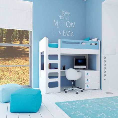 34 Ideas De Camas Con Escritorio Abajo Ideas De Cama Camarote Con Escritorio Dormitorios