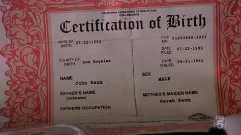 fake name change certificate