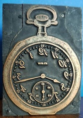 Antique letterpress advertising blocks vintage print blocks 1940s copper and zinc wooden with metal 1960s