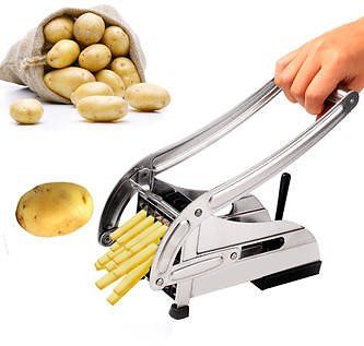 Stainless Steel French Fry Cutter Ships Free Sears Dealsplus Trastes De Cocina Accesorios De Cocina Papas A La Francesa