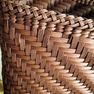 山葡萄風カゴバッグ - 紙バンド(紙ひも)で作るかごバッグ~mamemame ...
