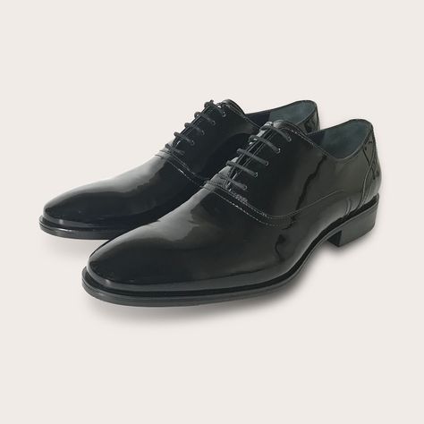 black dinner suit shoes