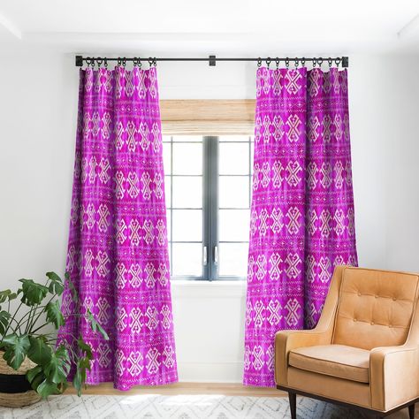 Schatzi Brown Justina Mark Hot Pink Blackout Curtain Panel In 2020 Hot Pink Blackout Curtain Panel