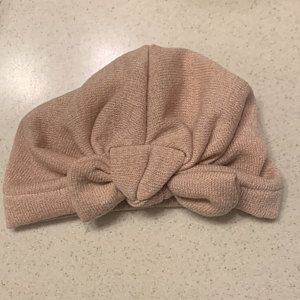 baby pink light pink baby bow headband Cool Blush: Flat Bow Headband - soft knotted baby headband infant headband