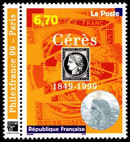Cent Cinquantieme Anniversaire Du Premier Timbre Poste Francais Le Ceres Noir 1900 Timbre De 1999 Timbre Poste Stamp Ceres Cent Cinquantieme Anniversaire Du Premier Timbre Poste Francais Le Ceres Noir 1900 Timbre De 1999 Timbre Poste Stamp Ceres