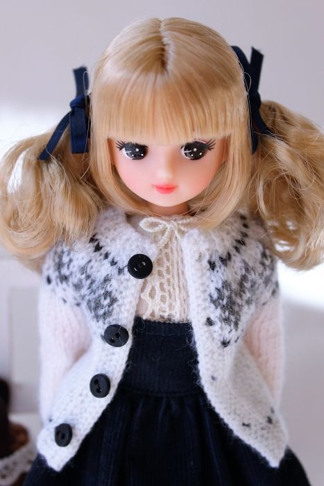 Escきらちゃん ノルディック柄 三つ編み おさげ 可愛い Escきらちゃん ノルディック柄 三つ編み おさげ 可愛い