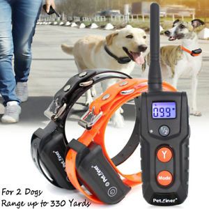 Petrainer Waterproof Rechargeable Dog Training Collar With Shock