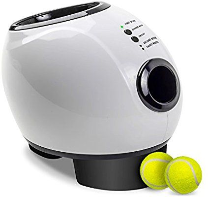 Amazon Com Paws Pals Automatic Dog Ball Launcher Toy Interactive Throw And Fetch Mini Tennis Balls Machine With T Dog Ball Dog Ball Launcher Ball Launcher