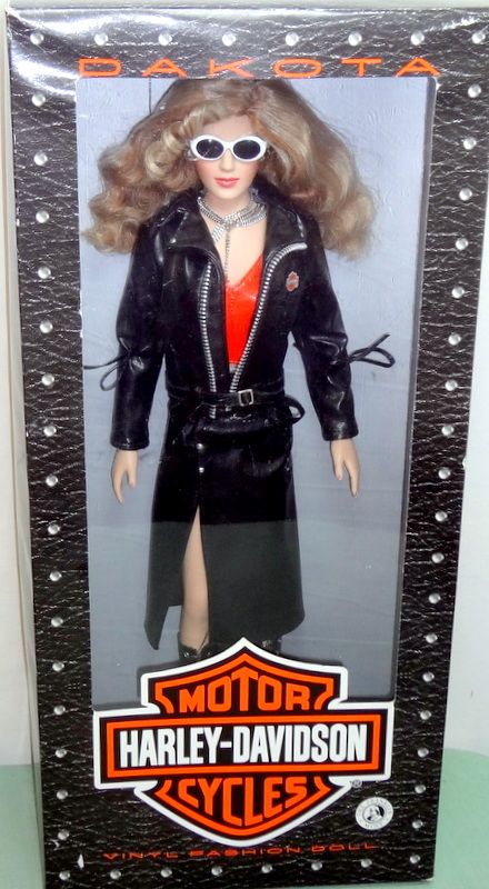 New Franklin Mint Harley Davidson Doll Dakota