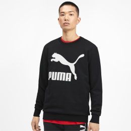 Classics Logo Men S Crewneck Sweatshirt Puma Us Pull Homme Sweat Homme Vetements