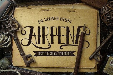 Airpena Rustic Font By TSV Creative On Creativemarket Airpena Rustic Font By TSV Creative On Creativemarket