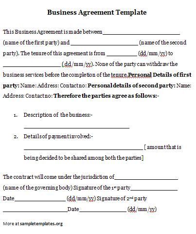 LLC Operating Agreement - Sample \ Template - llc partnership - free business agreement template LLC Operating Agreement - Sample \ Template - llc partnership - free business agreement template