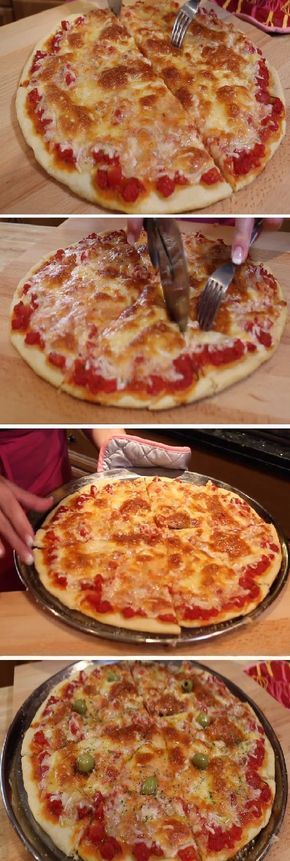 Como Hacer Pizza Casera Y Masa Para Pizza En Recetas Caseras By La Cocina De Sandy Hacer Pizza Casera Como Hacer Pizza Casera Recetas Faciles Para Cocinar