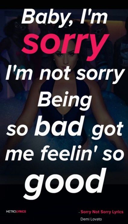 61 Ideas For Quotes Savage Lyrics Sorry Lyrics Demi Lovato Lyrics Song Quotes 61 Ideas For Quotes Savage Lyrics Sorry Lyrics Demi Lovato Lyrics Song Quotes