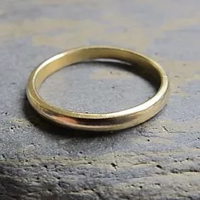 Gold Handmade wedding rings for women for Couple