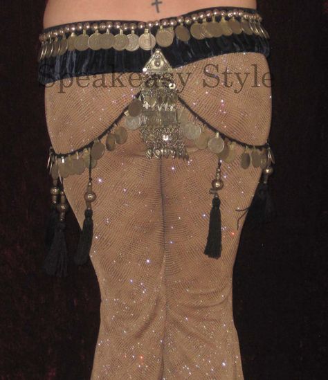 Details about / Belly Dance Tribal Harem Pants Costume /& Hip Scarf Wrap Belt Golden Coins