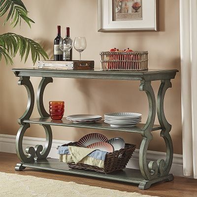 Noisettier Console Table Sofa Traditional Tables Noisettier Console Table Sofa, Lorraine Wood Scroll Tv Stand Sofa Table