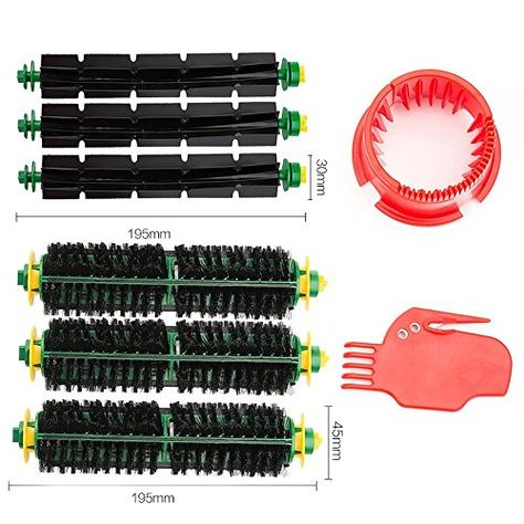 Yosahaw Kit di Ricambi per iRobot Roomba 500 505 510 520 521 530 531 532 533 534 535 536 540 545 550 552 560 561 562 563 564 565 580 Aspirapolvere Kit Accessori di Ricambio,Kit di Spazzole