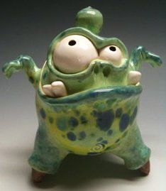 Claymonster Pottery's | Ceramic monsters, Clay monsters, Kids clay
