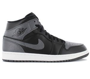 jordan 1 negro con gris