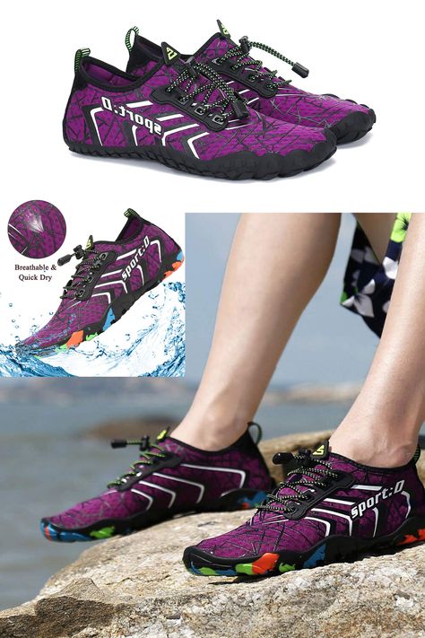 Lxso Women Men Water Shoes Quick Dry Barefoot Sports Aqua Durable Outsole Shoes for Swim Beach Aerobics Surf Yoga Exercise