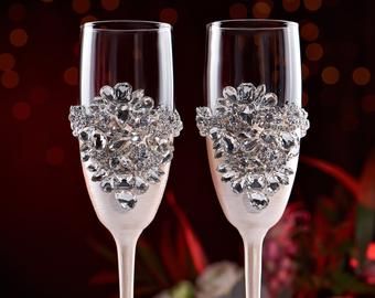 Mariage faveurs & décorations flûtes à champagne faveurs or ou argent Mariage faveurs & décorations flûtes à champagne faveurs or ou argent