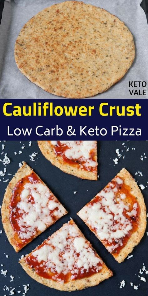 Cauliflower Crust Pizza Recipe Cauliflower Crust Pizza