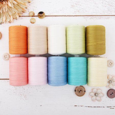 UK 10 x Cotton Sewing Thread Spools Assorted Colors New Collecion BEST PRICE