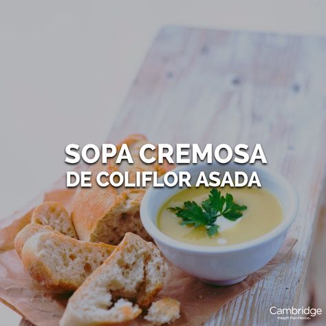 Receta para bajar de peso con sopa de coliflor