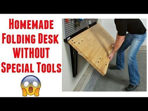 How To Make Folding Table At Home Building A Wall Mounted Desk Diy You Folding Desk Wall Table Diy, How To Make Folding Wall Desk
