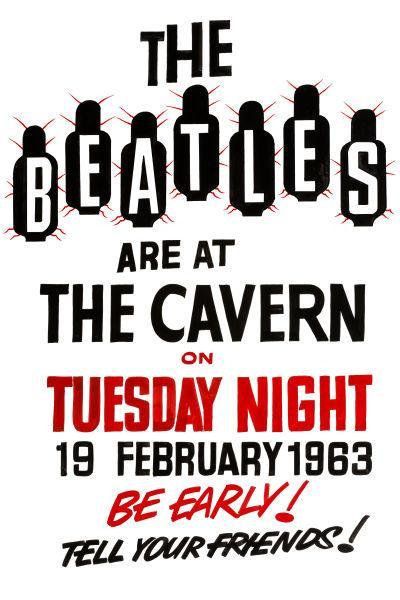 Bildresultat för The Beatles at The Cavern Club on February 19th, 1963