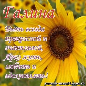 Имя галина открытки