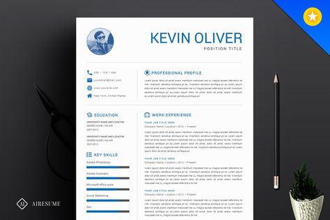 one page modern resume template modern page resume one page resume templates modern