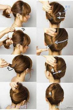 Easy Lazy Hairstyle Quick French Twist Bun Updo Awesome Hairstyles Youtube Easy Lazy Hairstyles Cool Hairstyles Vintage Hairstyles For Long Hair