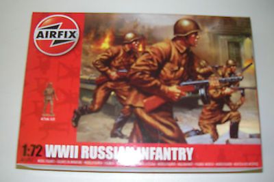 a01717 airfix 1//72 WW II RUSSIAN INFANTRY