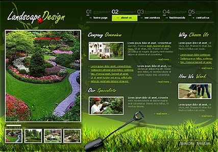 landscaping website templates